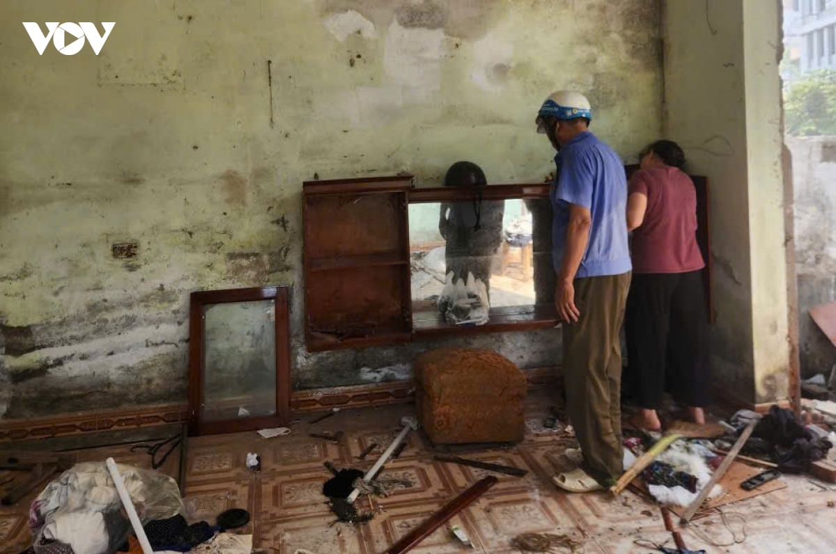 nguoi dan ha noi thao do nha, ban giao mat bang tuyen noi pham hung - le Duc tho hinh anh 12