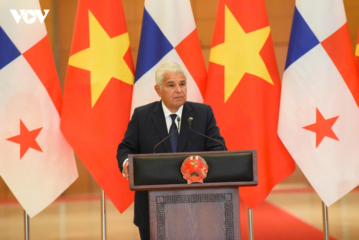 tong bi thu, chu tich nuoc to lam va tong thong panama gap go bao chi hinh anh 3