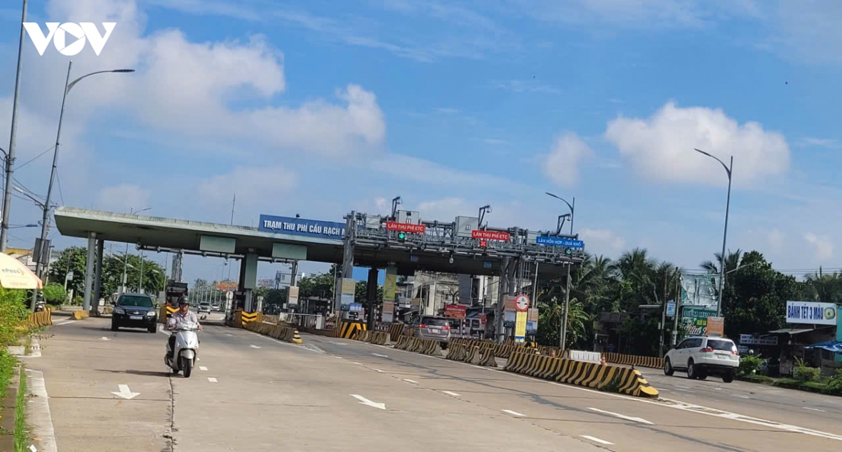 Chưa xác định thời điểm dừng thu phí BOT cầu Rạch Miễu