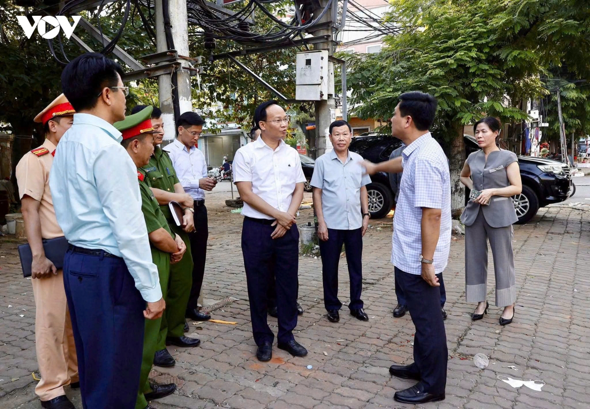 bac ninh yeu cau chan chinh hoat dong cho hoa Dinh sau phan anh cua vov hinh anh 1