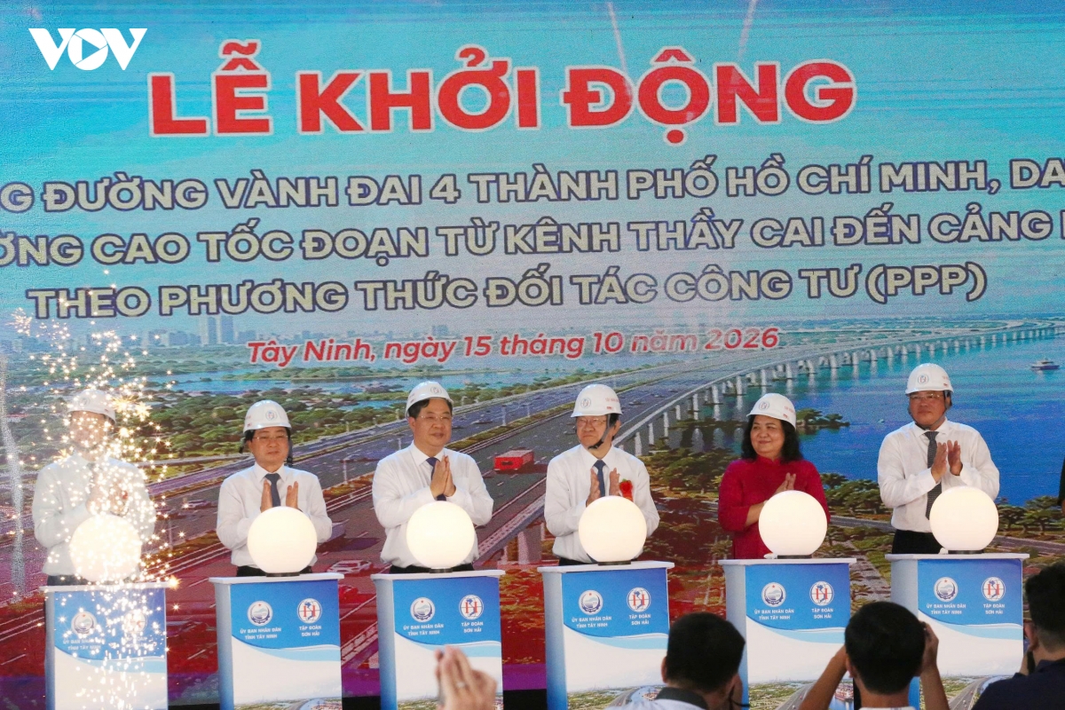 tay ninh khoi dong hai goi thau duong vanh dai 4 tp.hcm hinh anh 1
