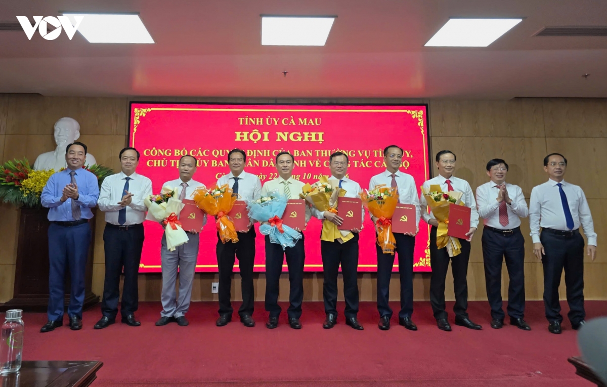 ca mau dieu dong, bo nhiem nhieu can bo cap so hinh anh 2