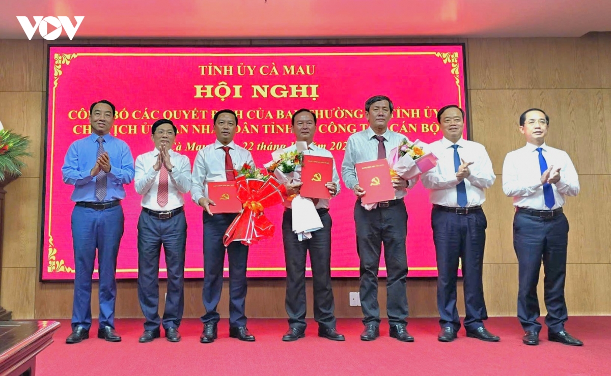 ca mau dieu dong, bo nhiem nhieu can bo cap so hinh anh 3