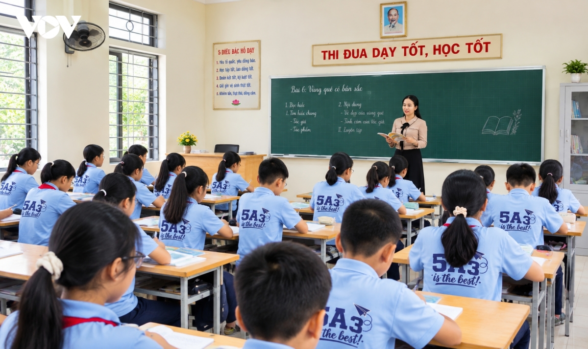 sau 1 thang sap xep truong hoc tai ha tinh Ap luc voi mo hinh quan ly moi hinh anh 5
