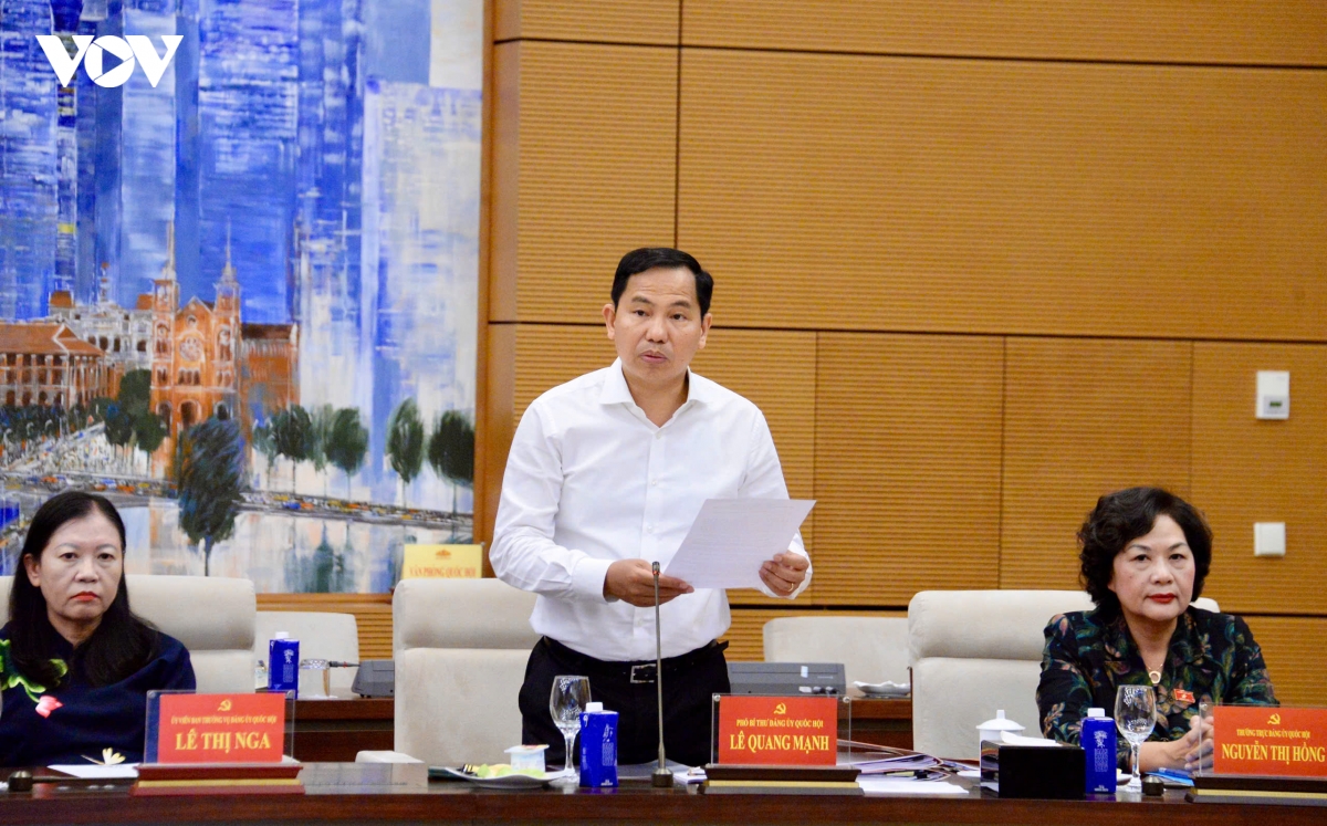 chu tich quoc hoi tran thanh man chu tri hoi nghi lan thu 6, bch Dang bo quoc hoi hinh anh 6