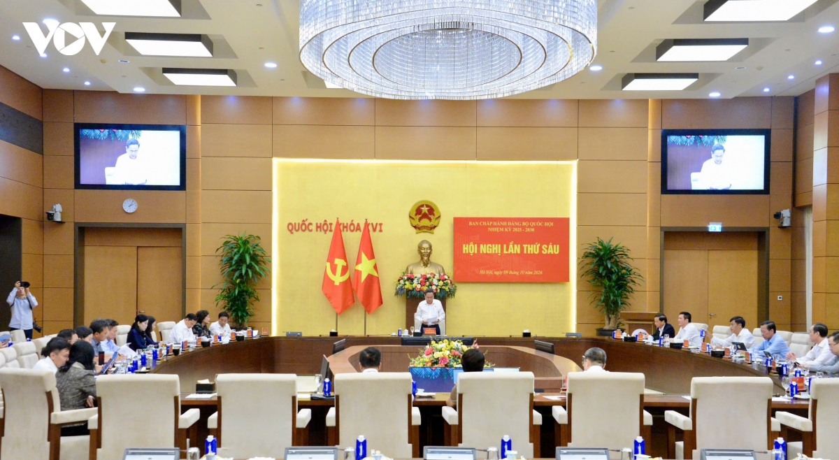 chu tich quoc hoi tran thanh man chu tri hoi nghi lan thu 6, bch Dang bo quoc hoi hinh anh 1