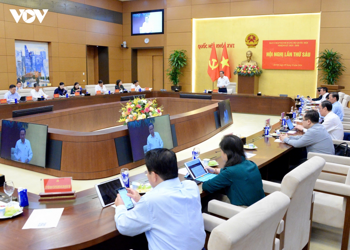 chu tich quoc hoi tran thanh man chu tri hoi nghi lan thu 6, bch Dang bo quoc hoi hinh anh 3