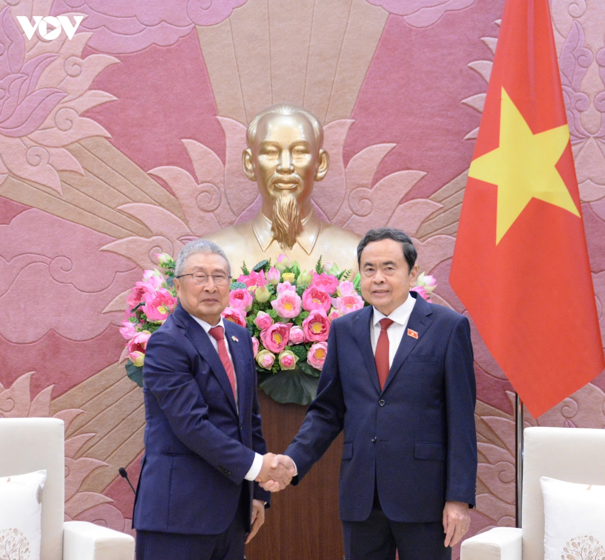 chu tich quoc hoi tran thanh man tiep chu tich hoi huu nghi han quoc - viet nam hinh anh 1
