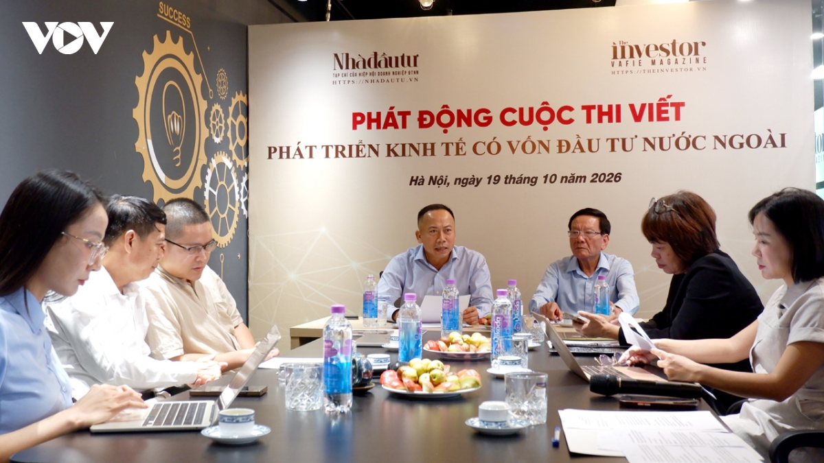 Phát động cuộc thi viết "Phát triển kinh tế có vốn đầu tư nước ngoài"