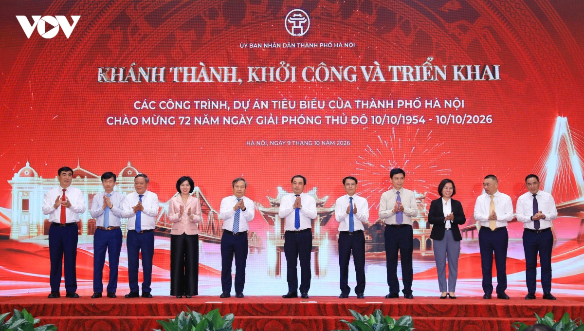 Hà Nội công bố 292 công trình, dự án: Khơi thông nguồn lực phát triển Thủ đô