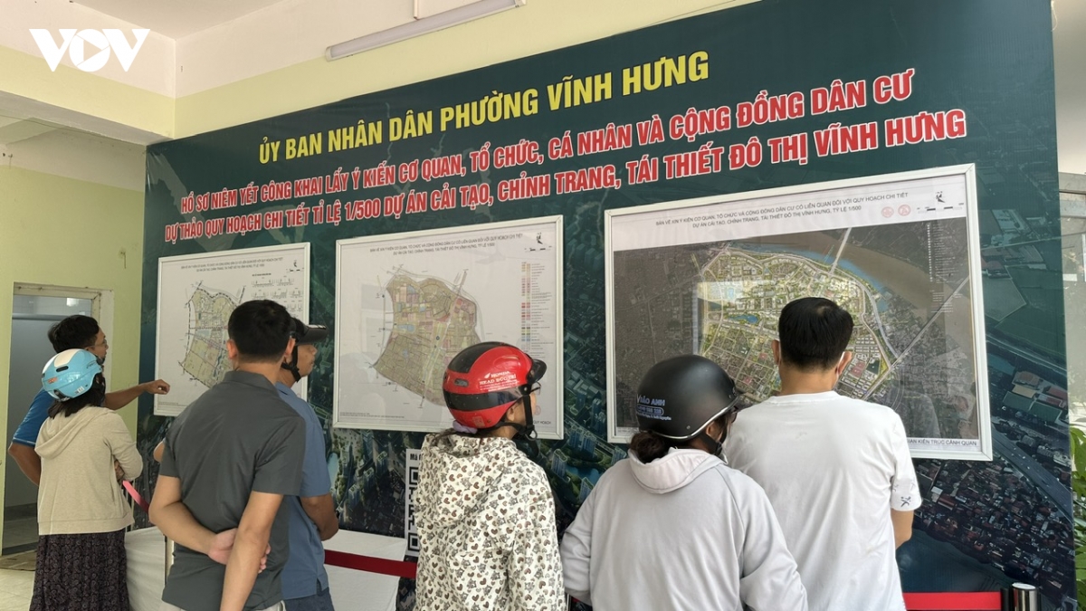 nguoi dan vinh hung gop y quy hoach tai thiet do thi, kien nghi bao dam quyen loi hinh anh 2