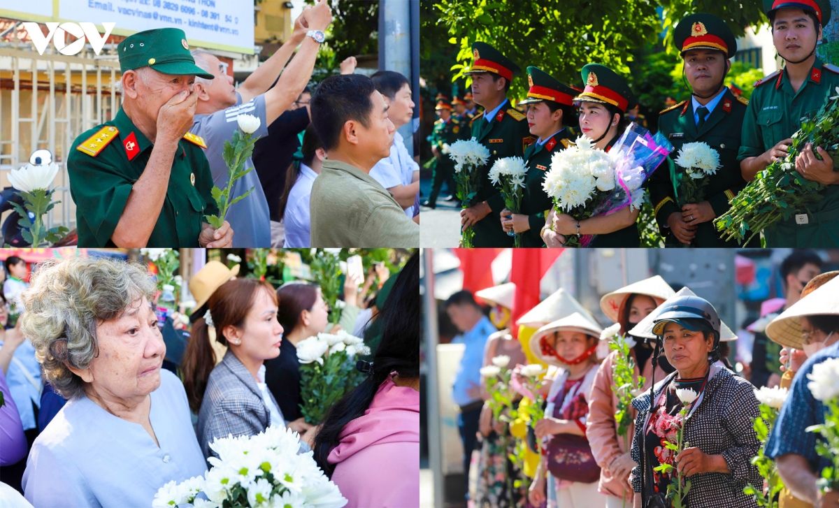 toan canh le vieng, truy dieu va an tang hai cot liet si o cong vien le thi rieng hinh anh 20