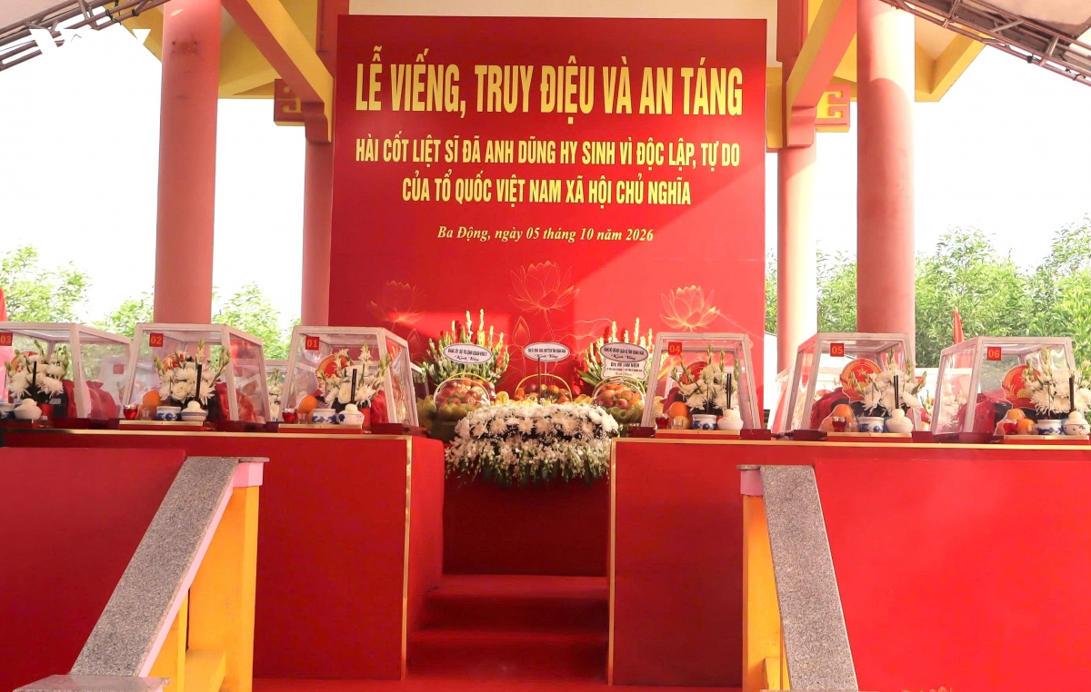 truy dieu, an tang 12 hai cot liet si tai quang ngai hinh anh 1