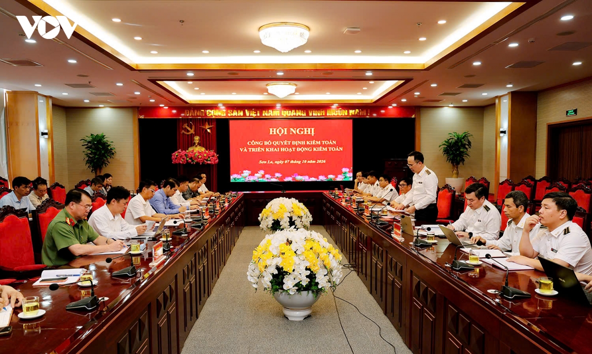 cong bo quyet dinh kiem toan va trien khai hoat dong kiem toan tai son la hinh anh 1