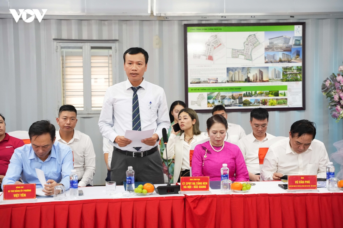 bac ninh thao go diem nghen, day nhanh du an kcn song mai - nghia trung hinh anh 2