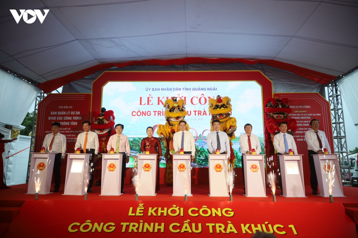 quang ngai khoi cong cau tra khuc 1, yeu cau hoan thanh dung tien do hinh anh 1