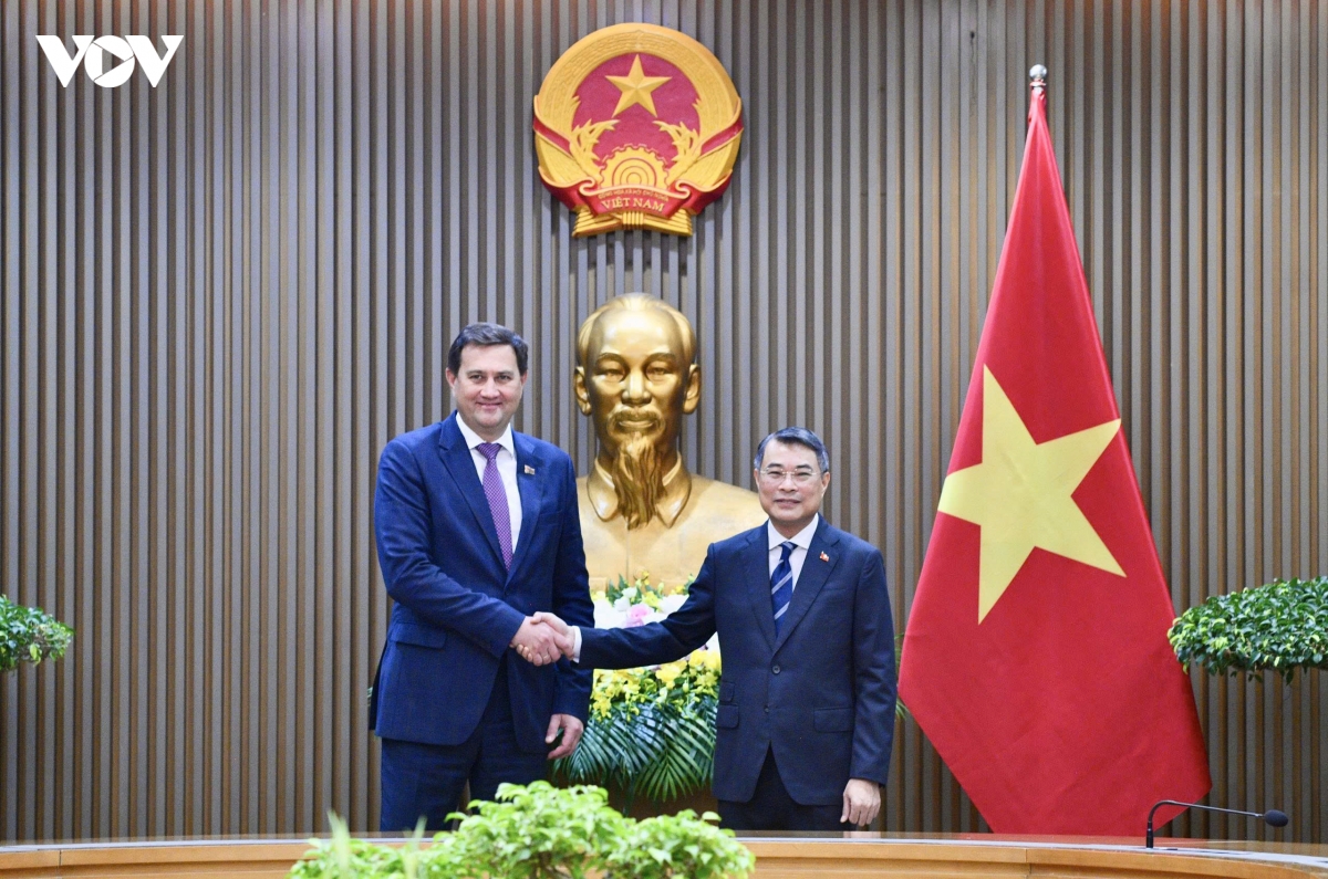 thu tuong le minh hung tiep bo truong ngoai giao belarus hinh anh 1