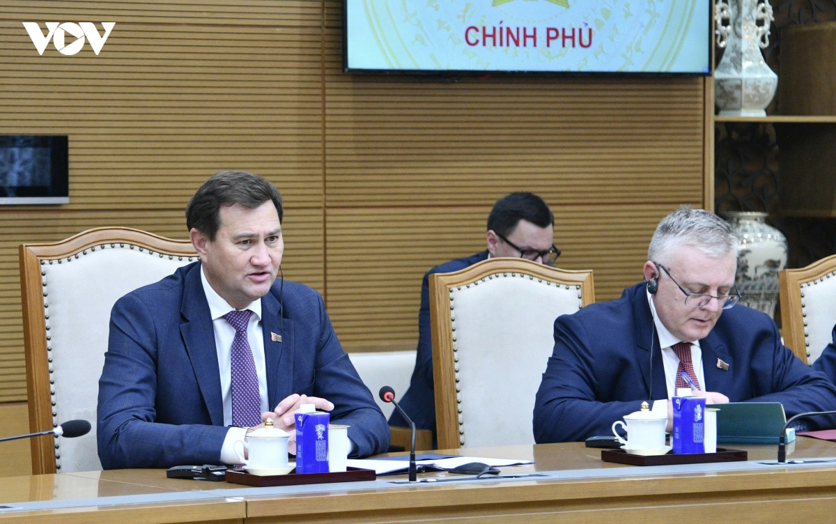 thu tuong le minh hung tiep bo truong ngoai giao belarus hinh anh 6
