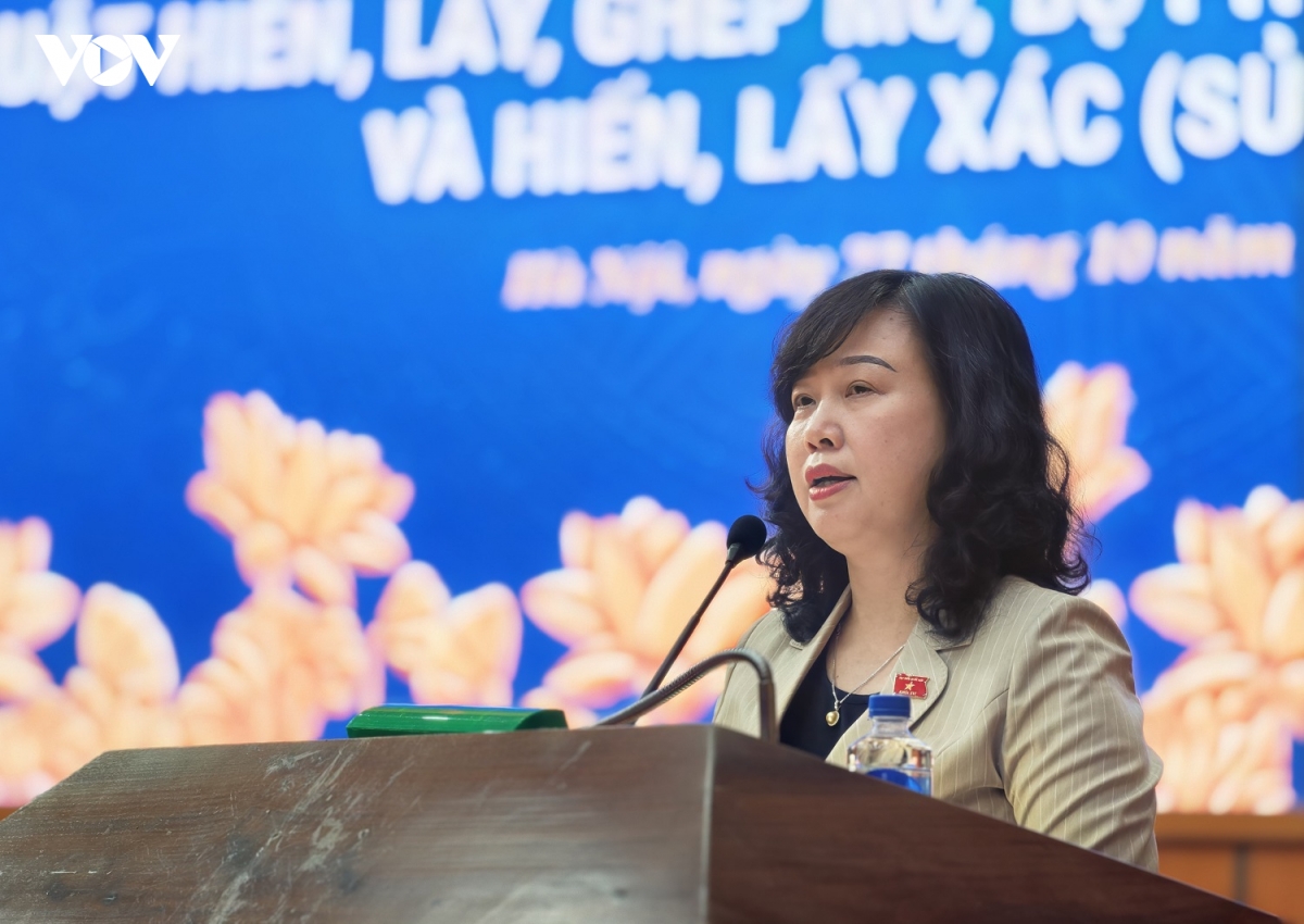 Bộ trưởng Đào Hồng Lan: Sửa Luật Hiến tạng phải “mở” và “chặt”