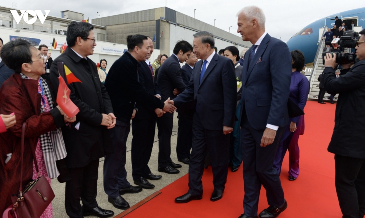Party General Secretary and President To Lam begins official visit to EU, Belgium