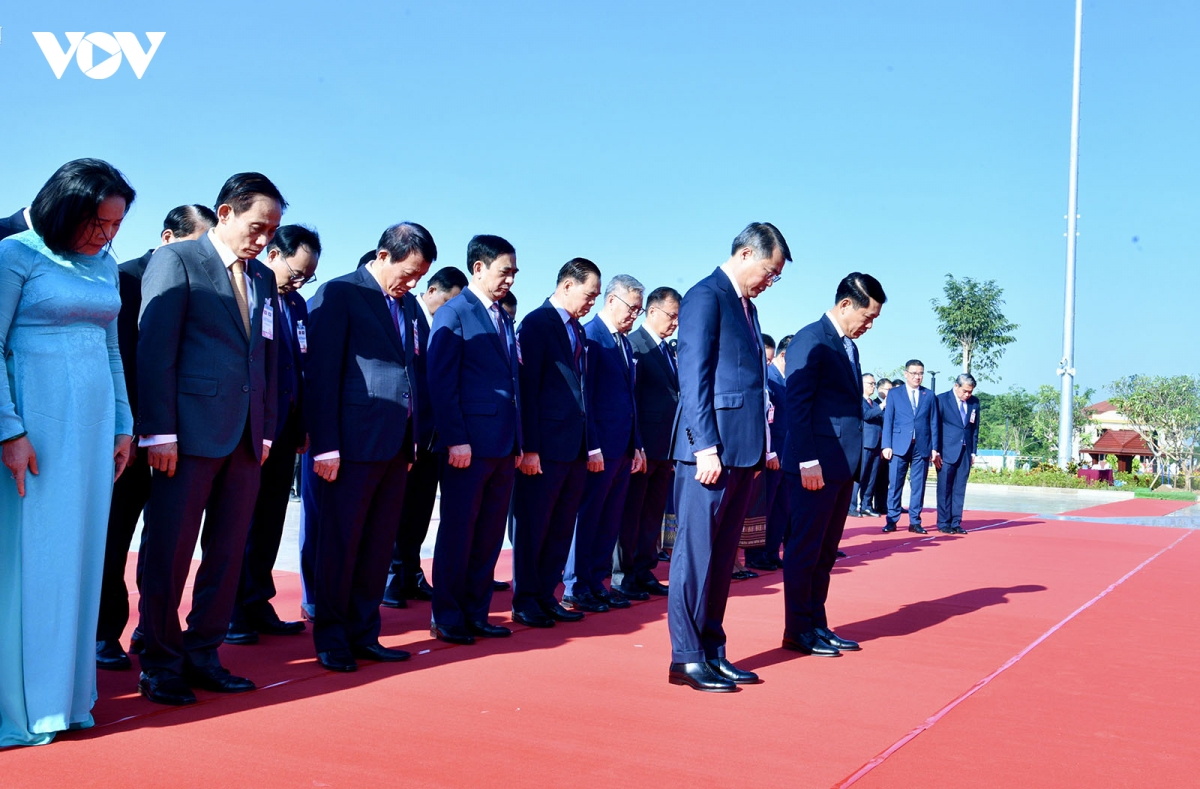 hai thu tuong viet nam va lao trong cay tai cong vien huu nghi lao - viet nam hinh anh 2