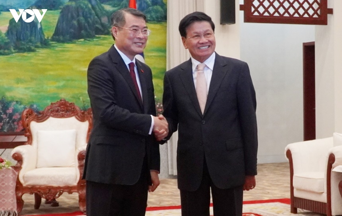 Thủ tướng Lê Minh Hưng hội kiến Tổng Bí thư, Chủ tịch nước Lào Thongloun Sisoulith