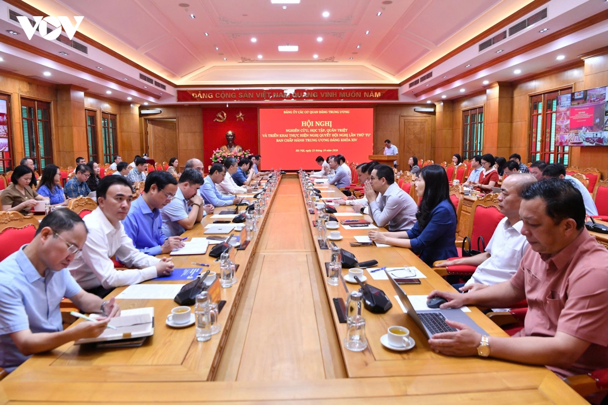 Dang uy cac co quan Dang trung uong quan triet, trien khai nghi quyet trung uong 4 hinh anh 1