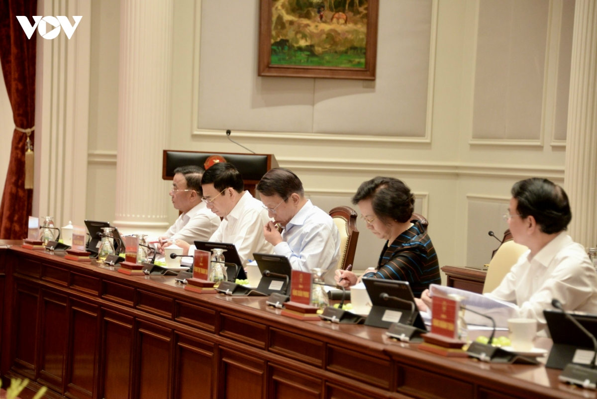 tong bi thu, chu tich nuoc hop ban chi dao t.U ve doi ngoai va hoi nhap quoc te hinh anh 6