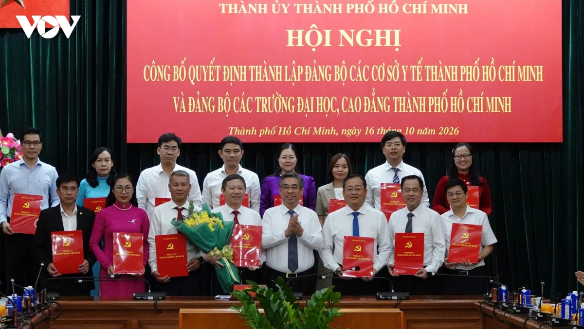 thanh lap hai Dang bo truc thuoc thanh uy tp.hcm hinh anh 1