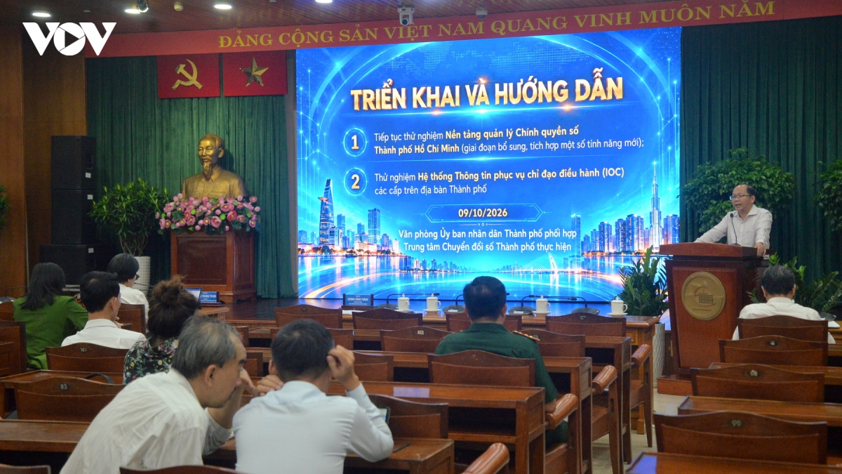 TP.HCM triển khai chính quyền số điều hành bằng dữ liệu