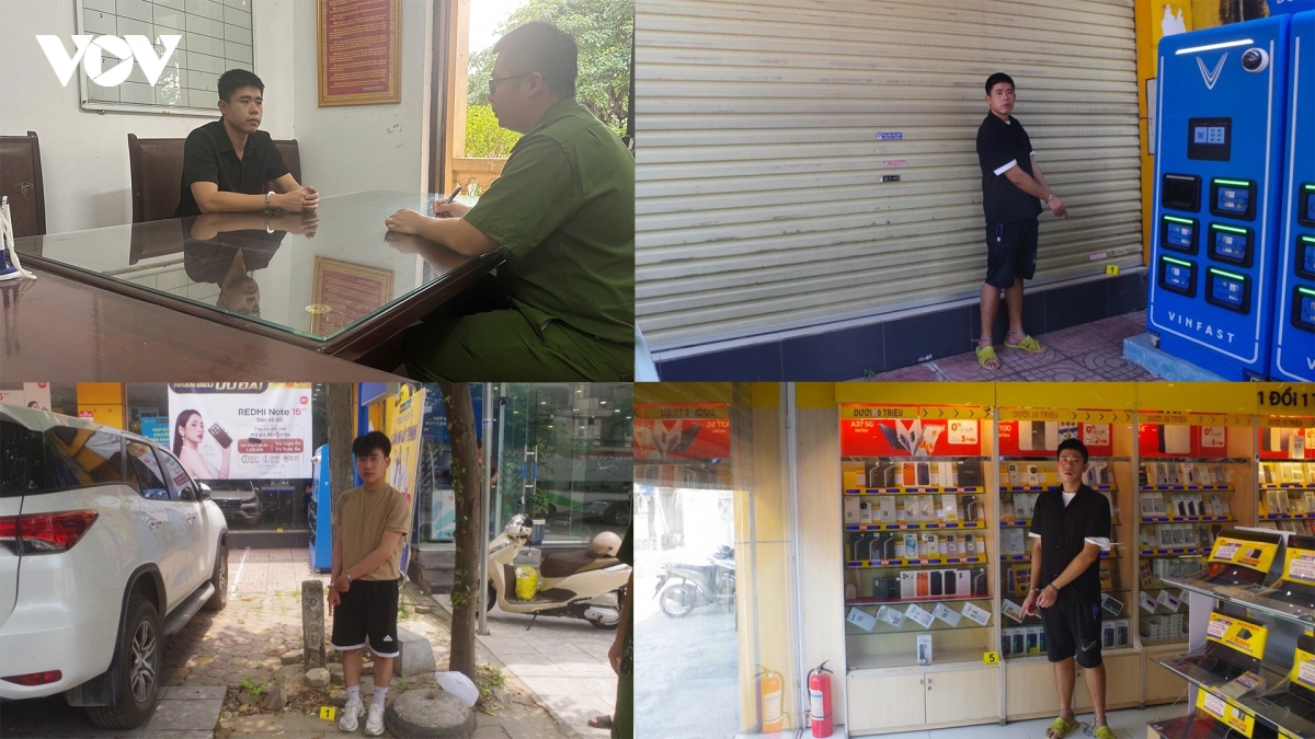Truy tìm thủ phạm vụ trộm 17 điện thoại qua nhiều tỉnh, thành sau hơn 1 năm