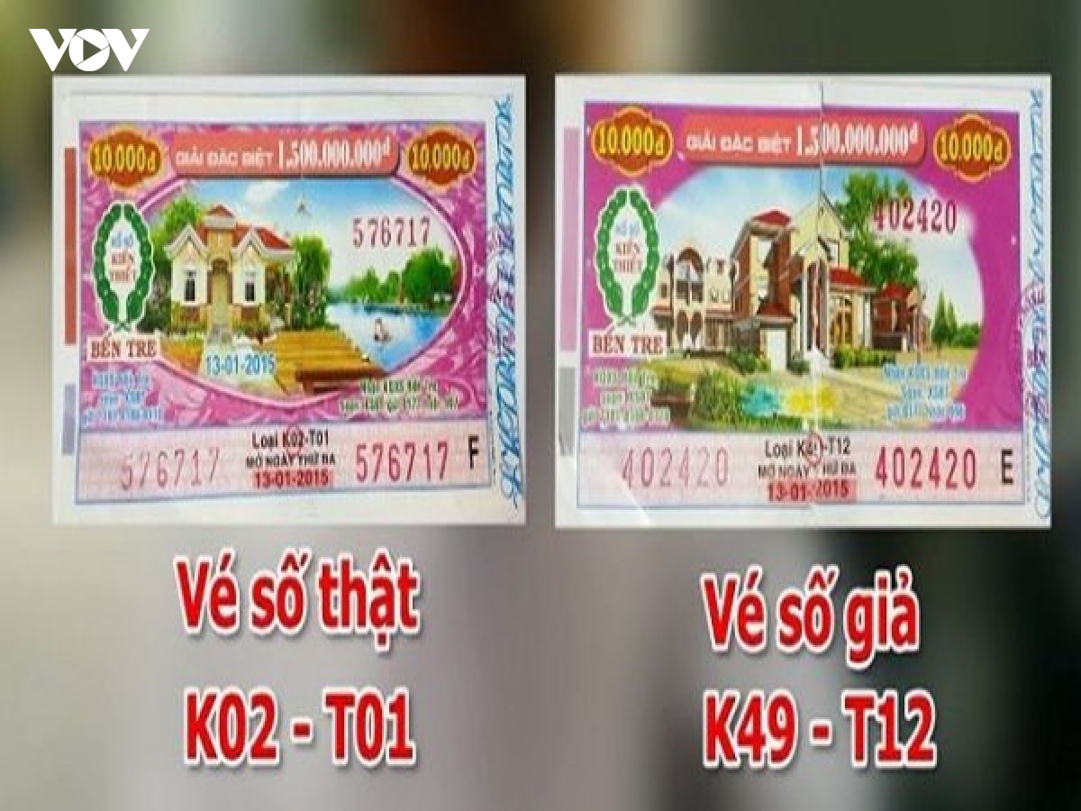 lam gia ve xo so bi phat den 100 trieu dong hinh anh 1