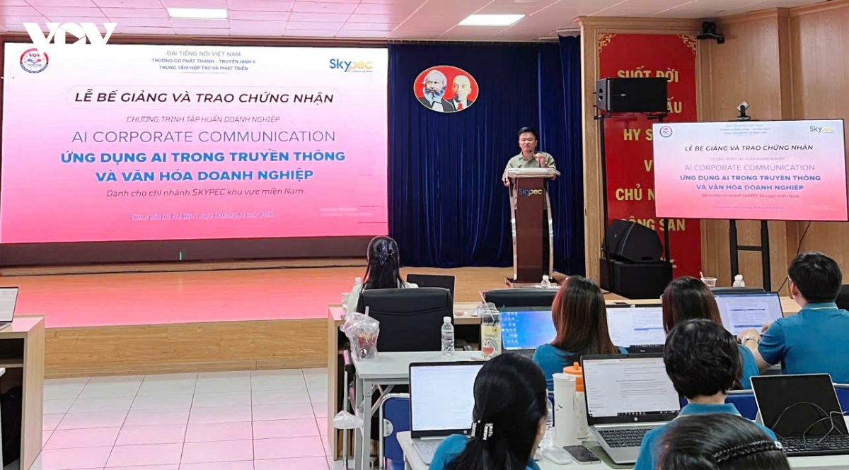 VOV College và Skypec nâng cao năng lực ứng dụng AI truyền thông doanh nghiệp