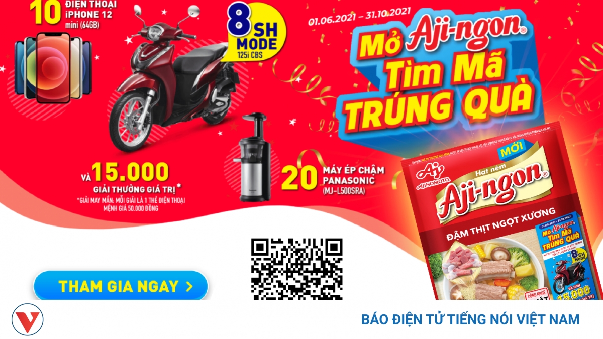 Mở Aji-ngon® trúng hơn 15.000 giải thưởng cực hấp dẫn - Vimarsana News