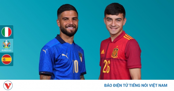 Lịch thi đấu bóng đá Euro 2021 hôm nay 6-7: Italia vs Tây Ban Nha