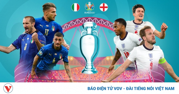 Lịch thi đấu bóng đá Euro 2021 hôm nay: Italia đại chiến Anh ở chung kết