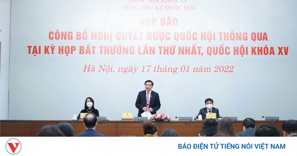 Công bố Nghị quyết của Quốc hội về gói hỗ trợ phục hồi kinh tế và cao tốc Bắc Nam