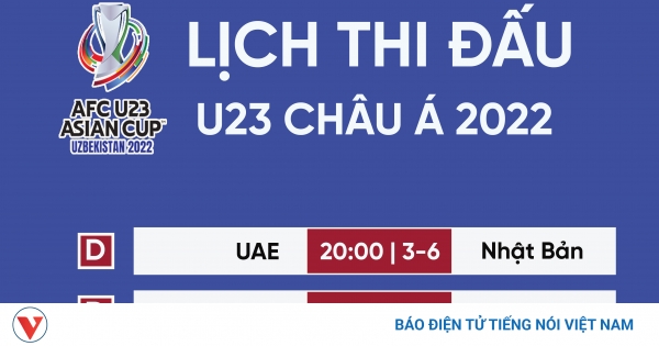 Lịch thi đấu U23 châu Á 2022 hôm nay (3/6): U23 Nhật Bản ra trận