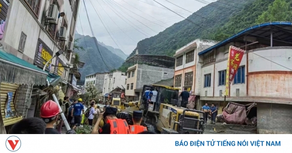 24 người chết và mất tích tại Trung Quốc vì mưa lớn