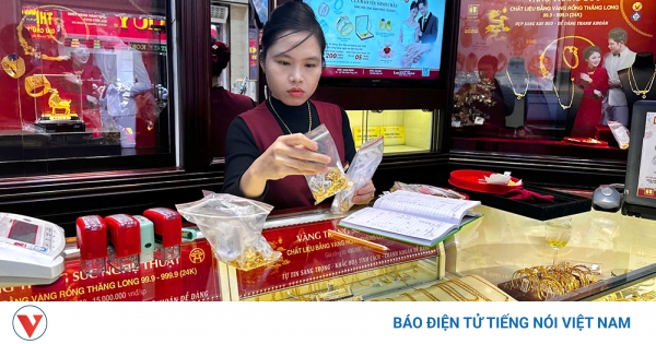 Giá vàng SJC niêm yết 147,6 đồng/lượng ngày 23/8