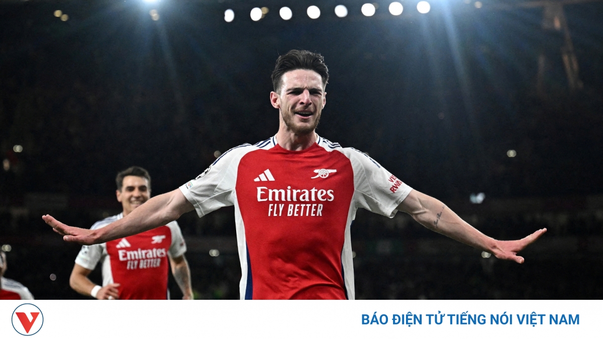 Declan Rice đi vào lịch sử sau khi giúp Arsenal thắng 3-0 trước Real Madrid