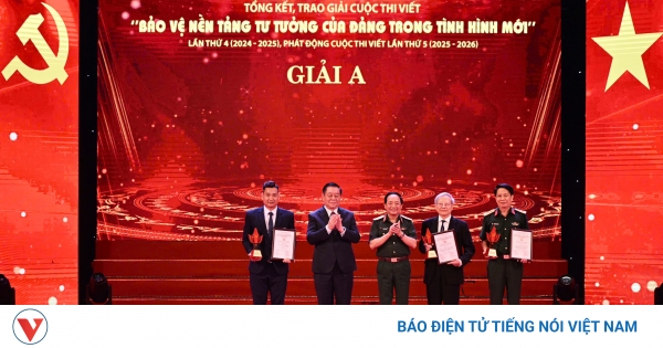 Lễ Trao Giải Cuộc Thi Viết Toàn Quốc: Vinh Danh 30 Tác Phẩm Xuất Sắc Về Bảo Vệ Nền Tảng Tư Tưởng Của Đảng