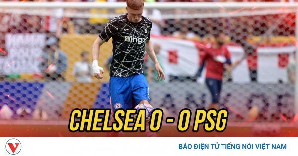 Chelsea vs PSG 경기 포스터