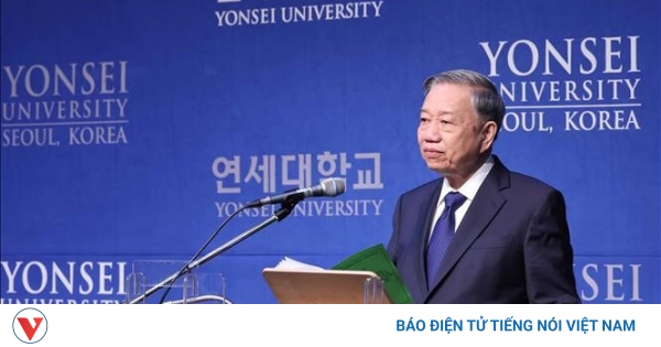 Tổng Bí thư Tô Lâm phát biểu chính sách tại trường đại học nổi tiếng của Hàn Quốc