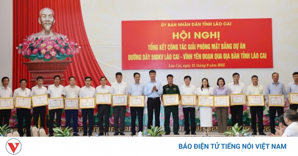 Lào Cai hoàn thành giải phóng mặt bằng dự án đường dây 500 kV sớm gần 1 năm