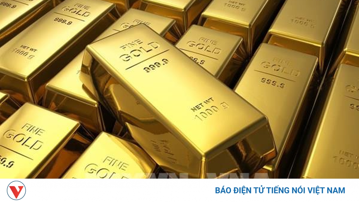 Giá vàng SJC tăng, vàng thế giới giảm ngày 1/10