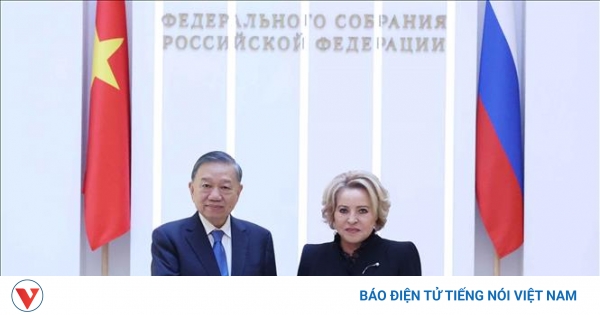 Tổng Bí thư, Chủ tịch nước Tô Lâm hội kiến Chủ tịch Hội đồng Liên bang Nga V. Matvienko