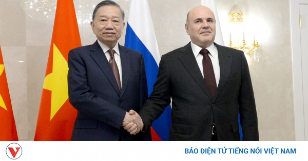 Tổng Bí thư, Chủ tịch nước Tô Lâm hội kiến Thủ tướng Nga Mikhail Mishustin