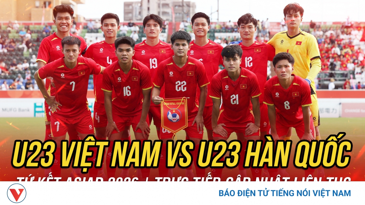 Trực tiếp U23 Việt Nam 0-1 U23 Hàn Quốc: Lê Văn Thuận bị từ chối bàn gỡ hòa