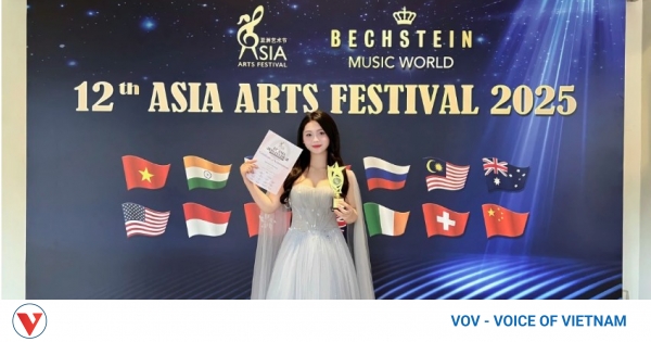 Thanh Chuc wins gold at Asia Arts Festival 2025